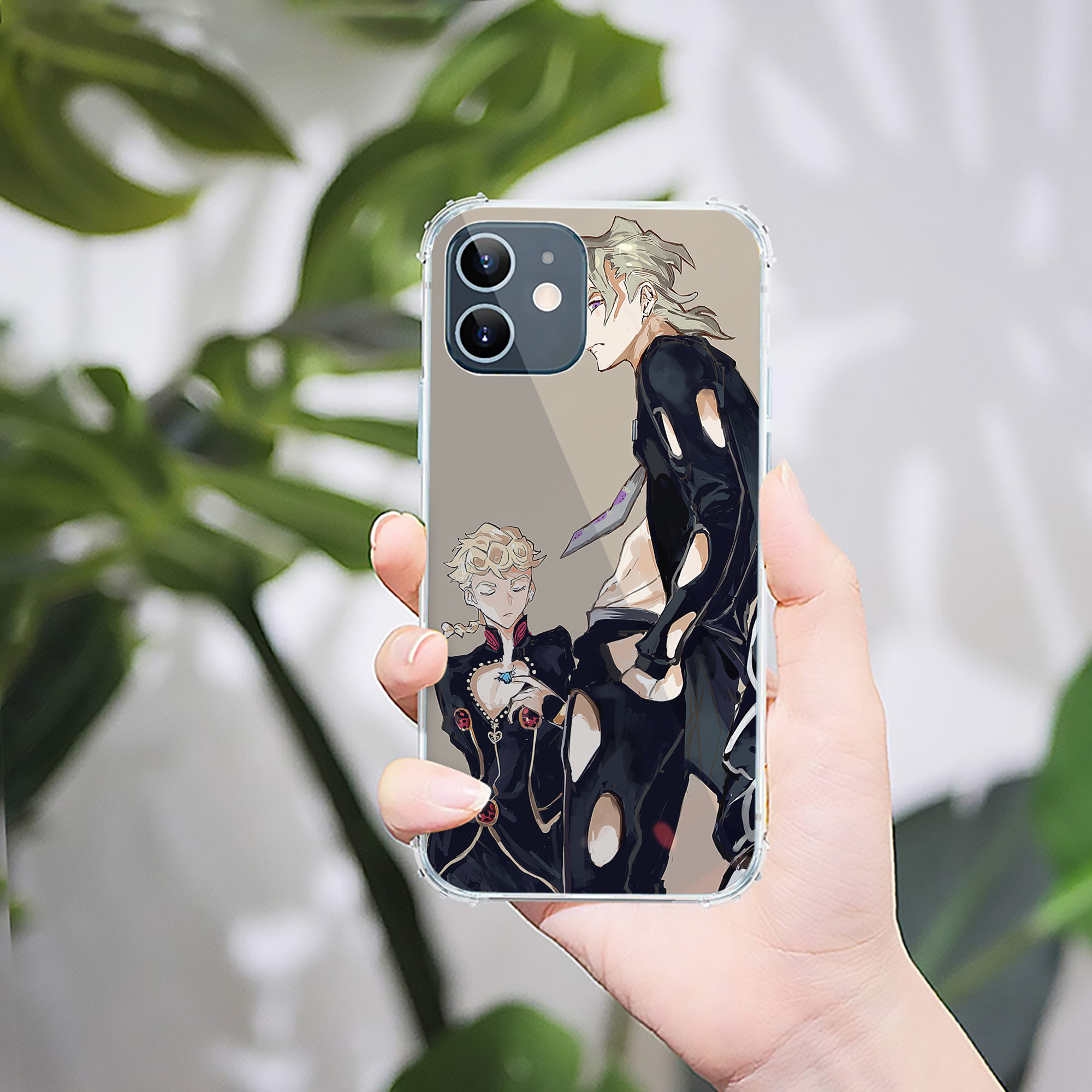 （画像用） ジョジョの奇妙な冒険 JoJo's Bizarre Adventure 【iPhone 12シリーズ対応】透明スマホケース（クリアソフトケース）